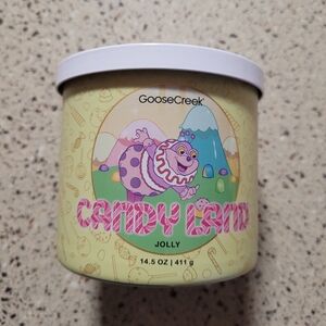 Goose Creek Candy Land Jolly 3 Wick Jar Candle 14.5 Oz Soy Wax Blend